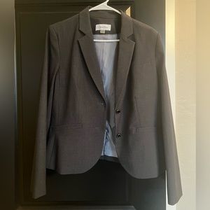 Calvin Klein Women’s Suit Coat - Charcoal Grey, 14